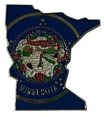 Minnesota Map Pin - New Version