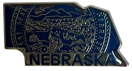 Nebraska Map Pin - New Version