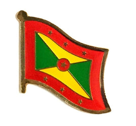 Grenada World Flag Lapel Pin  - Single