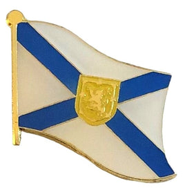 Nova Scotia World Flag Lapel Pin - Single