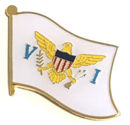 US Virgin Islands World Flag Lapel Pin Single