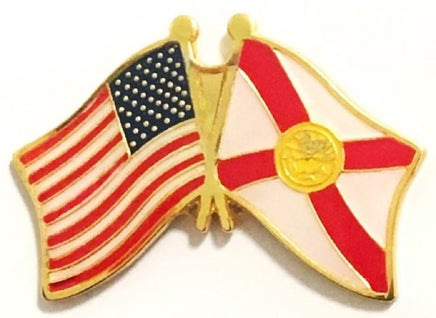 Florida Flag Lapel Pin - Double