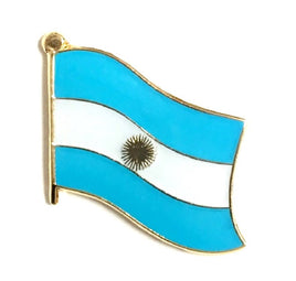 Argentina World Flag Lapel Pin  - Single