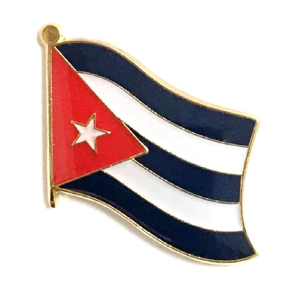 Cuba World Flag Lapel Pin  - Single