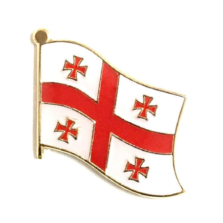 Georgia Republic World Flag Lapel Pin  - Single