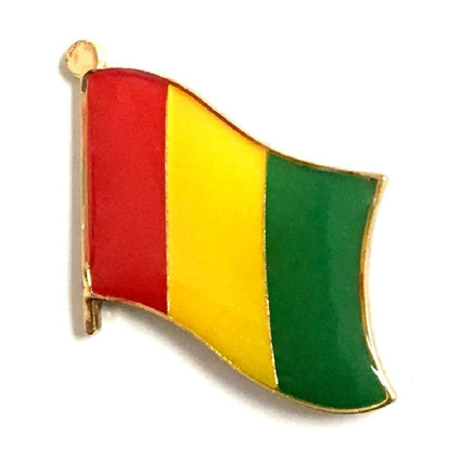Guinea World Flag Lapel Pin - Single