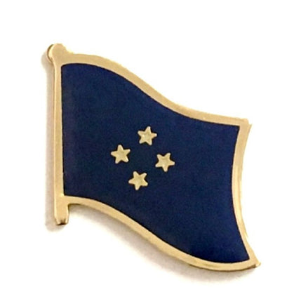 Micronesia World Flag Lapel Pin - Single