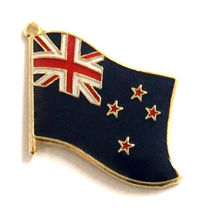 New Zealand World Flag Lapel Pin - Single