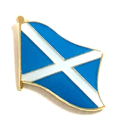 Scotland St Andrews Cross World Flag Lapel Pin - Single