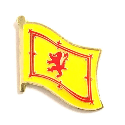 Scotland Lion World Flag Lapel Pin - Single
