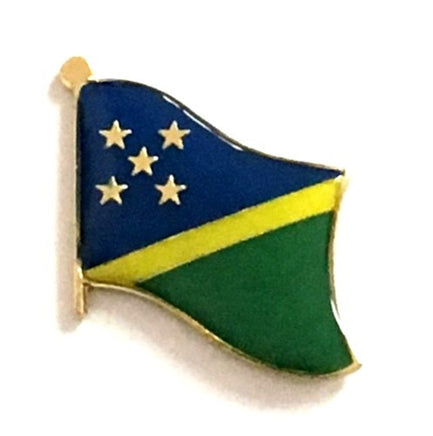 Solomon Islands World Flag Lapel Pin  - Single