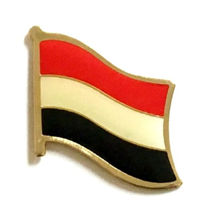 Yemen World Flag Lapel Pin - Single