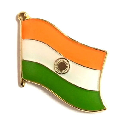 India World Flag Lapel Pin - Single