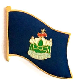 Maine Flag Lapel Pin - Single