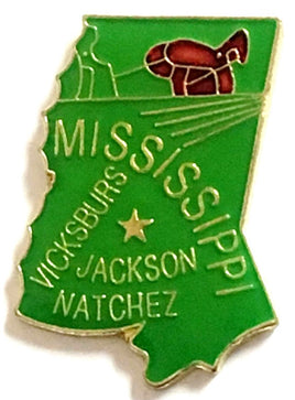 Mississippi Map Pin