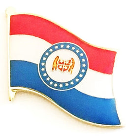 Missouri Flag Lapel Pin - Single