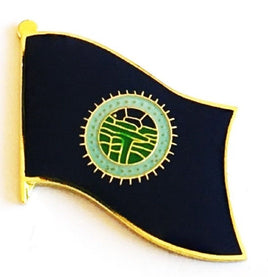 Nebraska Flag Lapel Pin - Single