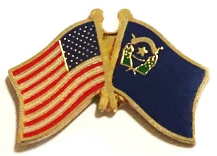 Nevada Flag Lapel Pin - Double