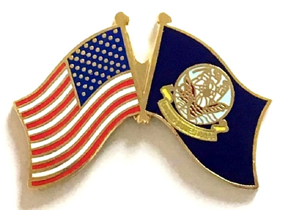 American Flag Lapel Pin Made In USA Epoxy Dome - Foto 11