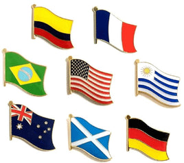 World Flag Lapel Pins Single Flag