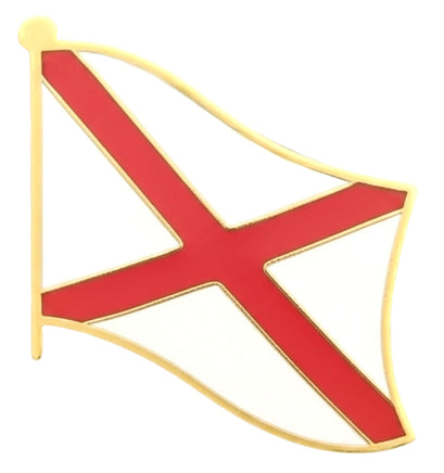 Alabama State Single Flag Pin