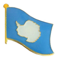 Antarctica World Flag Lapel - Single