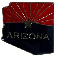 State Map Pins - Flag Background
