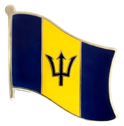 Barbados Single Flag Pin