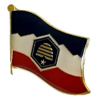 State Single Flag Pins