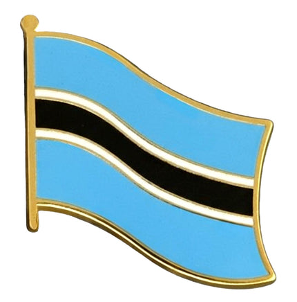Botswana Single Flag Pin