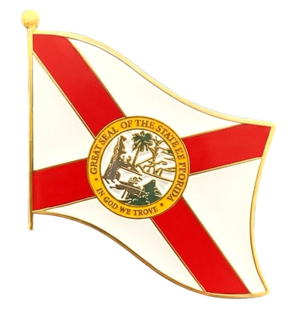 a Florida state flag pin