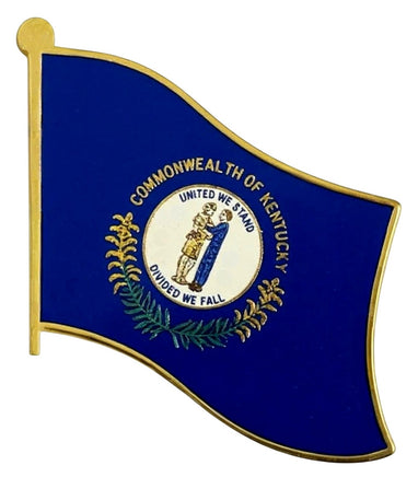 a state of Kentucky flag pin