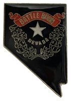 State Map Pins - Flag Background