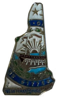 State Map Pins - Flag Background