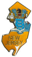 State Map Pins - Flag Background