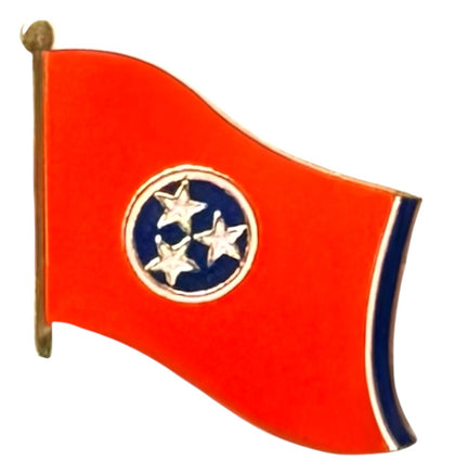Tennessee Flag Single Pin