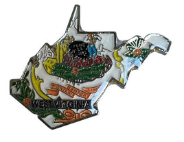 West Virginia Map Pin - New Version