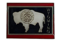 State Map Pins - Flag Background