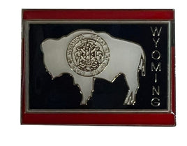 Wyoming Map Pin - New Version