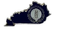 State Map Pins - Flag Background