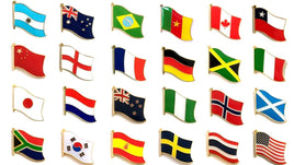 2022 Mens World Cup Soccer - 32 Flag Set