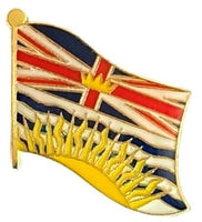 British Colombia World Flag Lapel - Single