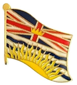 British Colombia World Flag Lapel - Single