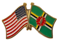 Dominica friendship flag lapel pin