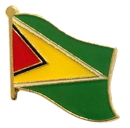 Guyana World Flag Lapel Pin  - Single