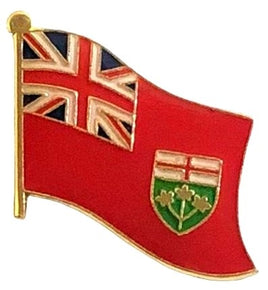 Ontario World Flag Lapel Pin - Single