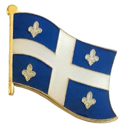 Quebec single flag pin