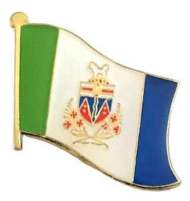 Yukon World Flag Lapel Pin - Single