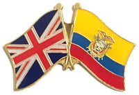Custom Double Friendship Flag Pins