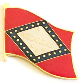 Arkansas Flag Lapel Pin - Single